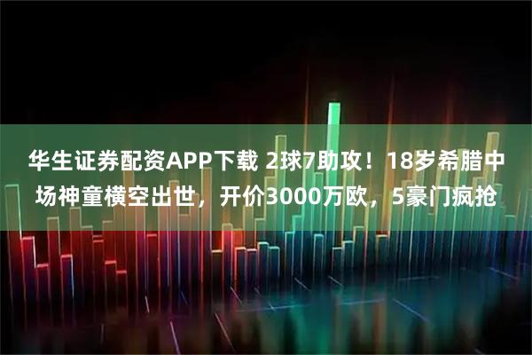 华生证券配资APP下载 2球7助攻！18岁希腊中场神童横空出世，开价3000万欧，5豪门疯抢